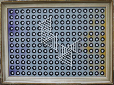 Scultura intitolato "Repetition and Diff…" da Jan Weissenfeldt, Opera d'arte originale, Legno Montato su Pannello di legno