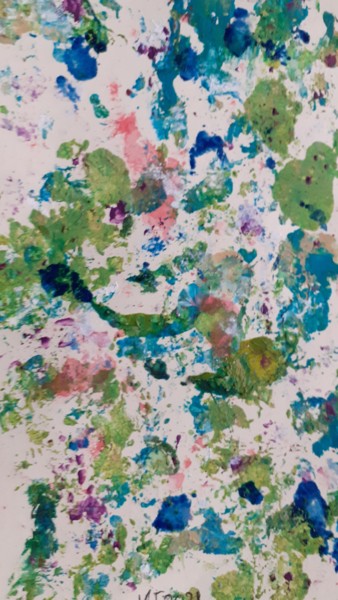 Schilderij getiteld "Primavera" door Marianne Huizinga, Origineel Kunstwerk, Acryl