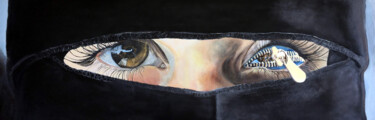 Painting titled "INTROSPEZIONE" by Silvano Battimiello, Original Artwork, Oil