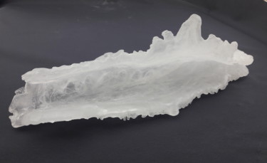 Sculpture intitulée "La vague" par Béatrice De Greef, Œuvre d'art originale, Verre