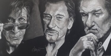 Vieilles canailles Dessin intitulée "Vieilles canailles" par Isabelle Derangere, Œuvre d'art originale, Pastel