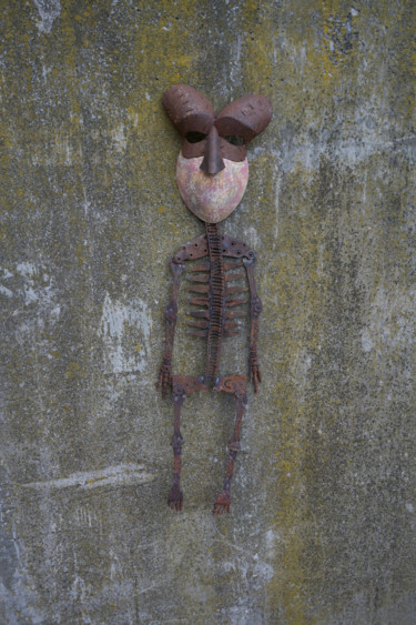 Sculpture titled "MOUDIT'S WORLD" by Jeff Mann, Original Artwork, Metals