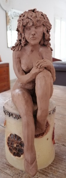 Sculpture intitulée "Jocelyne" par Claire Ferrari (klrferr), Œuvre d'art originale, Argile