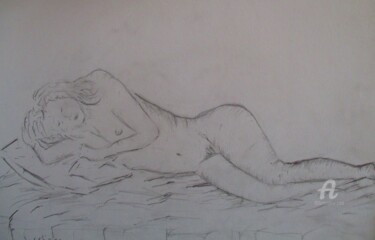 Alice le 07.01.2021 Drawing titled "Alice le 07.01.2021" by Roberto Urbano, Original Artwork, Pencil