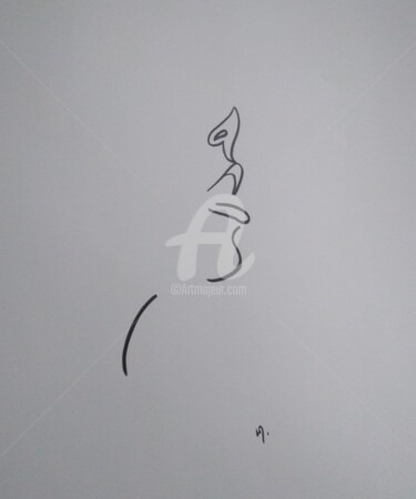 图画 标题为“Chant” 由Véronique Marchese, 原创艺术品, 标记