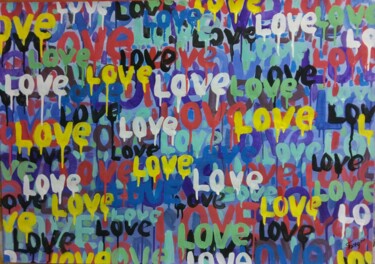绘画 标题为“love 1” 由Kyrylo Bondarenko, 原创艺术品, 丙烯