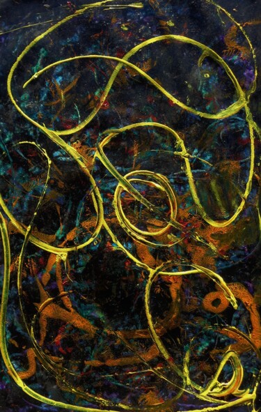 绘画 标题为“j'ai essaye d'écrir…” 由Francisco  Duart Mendes, 原创艺术品, 丙烯