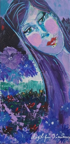 Covid, Regarde le monde 绘画 标题为“Covid, Regarde le m…” 由Angélique Pécriaux, 原创艺术品, 丙烯