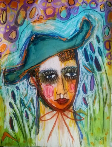 Peinture intitulée "ENTRE DEUX" par Pascal Briba, Œuvre d'art originale, Acrylique