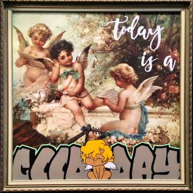 Painting titled "129" by Yury Korolkov, Original Artwork, Acrylic Mounted on Wood Stretcher frame