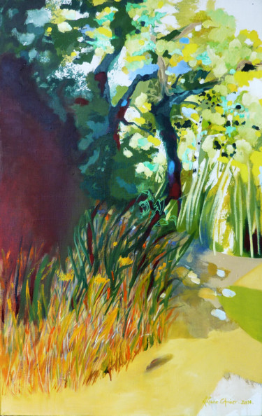Souvenirs d'enfance - Peinture intitulée "Souvenirs d'enfance…" par Liliane Camier, Œuvre d'art originale, Huile