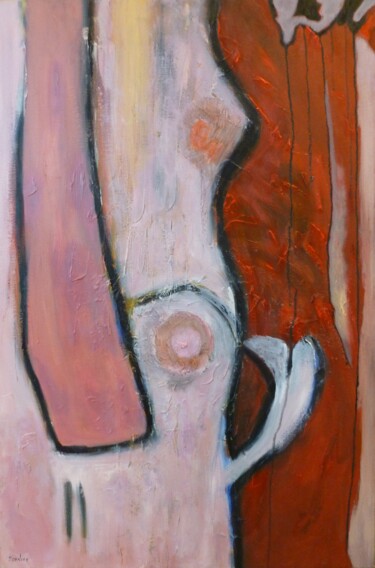 Gender Fluid (SOLD) Peinture intitulée "Gender Fluid (SOLD)" par Scott Spencer, Œuvre d'art originale, Huile Monté sur Châssis en bois