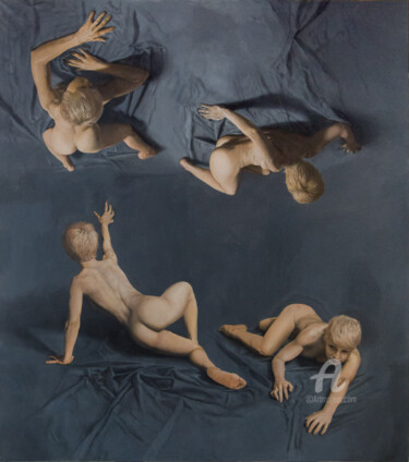 T.O.C. Peinture intitulée "T.O.C." par Sergio Zoso, Œuvre d'art originale, Huile Monté sur Panneau de bois