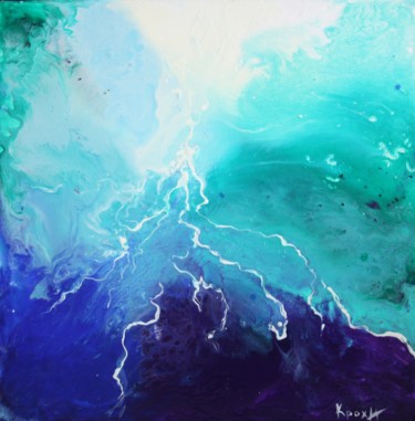 Картина под названием ""Anger of the eleme…" - Anastasiya Krokhmal ( Art Kroha), Подлинное произведение искусства, Акрил Уст…