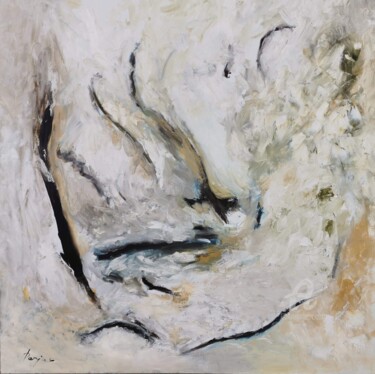 Dessin dans une grotte Malerei mit dem Titel "Dessin dans une gro…" von Anna Perjan, Original-Kunstwerk, Öl