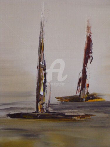 Pintura intitulada "Elan" por Nelly Carnet, Obras de arte originais, Acrílico Montado em Armação em madeira