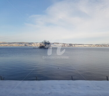 Winter lakeside