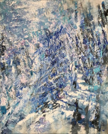 Stairway to Heaven 「Stairway to Heaven」というタイトルの絵画 Natalia Kutovaによって, オリジナルのアートワーク, アクリル ウッドストレッチャーフレームにマウント