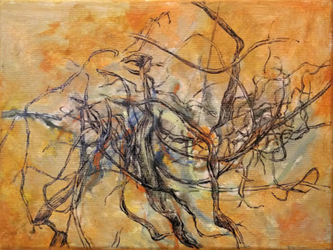 绘画 标题为“On the grass withou…” 由Maciej Szczurek-Maksymiuk, 原创艺术品, 丙烯