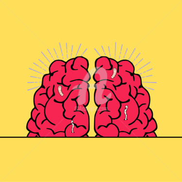 Arte digitale intitolato "Super Brain" da Daniele Scivoli, Opera d'arte originale, Pittura digitale