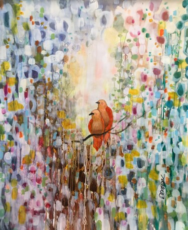 绘画 标题为“tel que nous sommes” 由Sylvie Demers, 原创艺术品, 丙烯