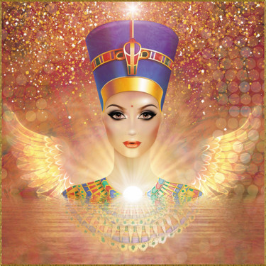 数字艺术 标题为“The Mother of golde…” 由Harald Dastis, 原创艺术品, 数字油画