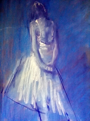 图画 标题为“Ballerina #2” 由Sergey Bakin, 原创艺术品, 粉彩