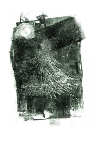 印花与版画 标题为“La Dame du lac (1)” 由Fabrice Rivière, 原创艺术品, 蒙纳