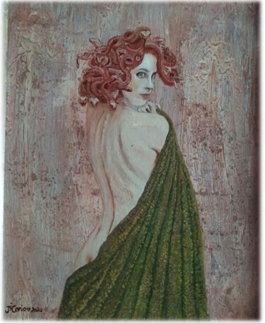 제목이 "medusa"인 미술작품 Jean-Michel Coriou로, 원작, 기름