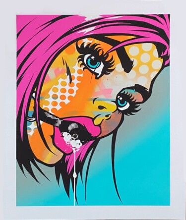 Bound Up Printmaking titled "Bound Up" by Mach-One, Original Artwork, Digital Print