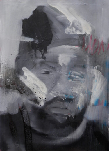 Painting titled "Fast Money 9" by Miloš Hronec, Original Artwork, Oil