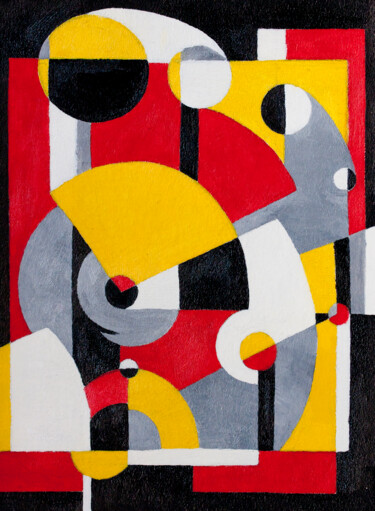 Circus elephant Peinture intitulée "Circus elephant" par Svetlana Lebedeva, Œuvre d'art originale, Huile