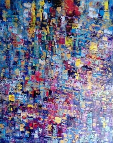 제목이 "The reflections of…"인 미술작품 Myriam Carbonnier로, 원작, 기름