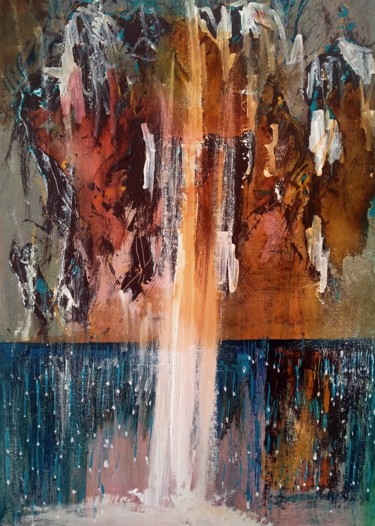 Painting titled "Untitled_25121" by Atignas Art, Original Artwork, Acrylic