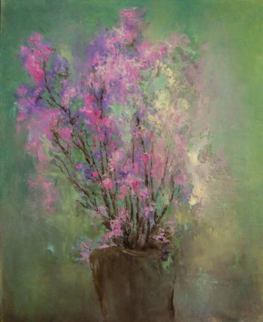 Sprigs / Веточки Картина под названием "Sprigs / Веточки" - Elena Yudina, Подлинное произведение искусства, Масло Установлен на Деревянная па…