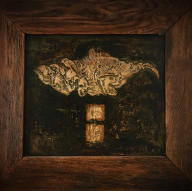 绘画 标题为“Relicto” 由Sergii Shkoliar, 原创艺术品, 彩画 安装在木板上