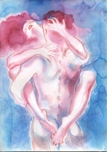 The Power of Love Arte digitale intitolato "The Power of Love" da Maria Cristina Cerminara, Opera d'arte originale, Acquarello