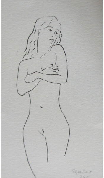 印花与版画 标题为“Sérigraphie n° 5” 由Paul Maulpoix, 原创艺术品, 丝网印刷
