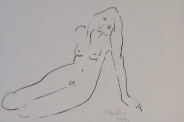 印花与版画 标题为“Sérigraphie n° 7” 由Paul Maulpoix, 原创艺术品, 丝网印刷