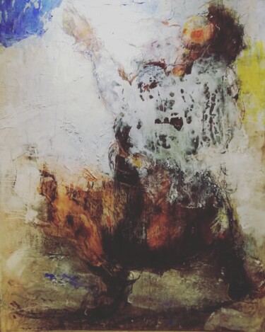 Peinture intitulée "Non FINITO" par Catherine Monmarson, Œuvre d'art originale, Pigments Monté sur Châssis en bois