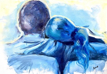 Картина под названием "Сalmness" - Anastasiya Krokhmal ( Art Kroha), Подлинное произведение искусства, Масло