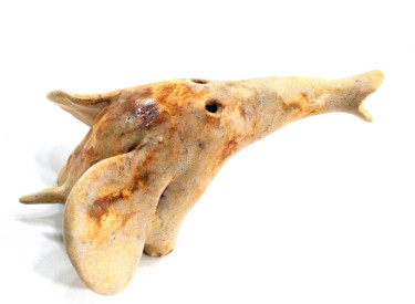 Sculpture intitulée "ELEPHANT XIX" par Aare Freimann, Œuvre d'art originale, Céramique