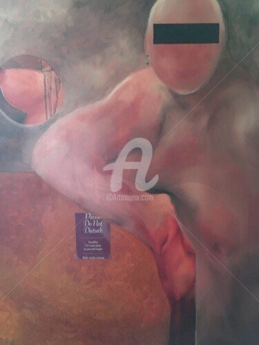 Malerei mit dem Titel "Hôtel du Louvre" von Laurent Hurard, Original-Kunstwerk, Öl