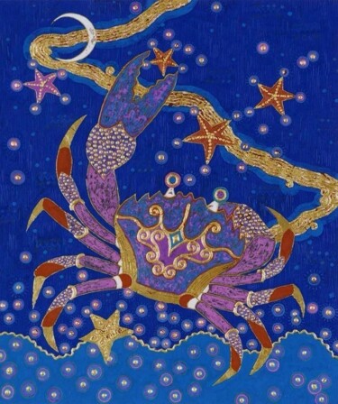 绘画 标题为“Wishes Come True” 由Chiori Ohnaka, 原创艺术品, 颜料 安装在artwork_cat.上