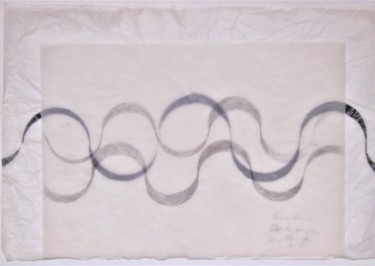 图画 标题为“waves (many-layered)” 由Dorothea Breit, 原创艺术品, 铅笔