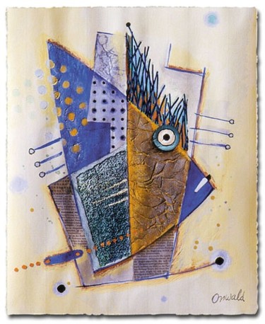 Peinture intitulée "AQUA N'HÔTE" par Jean-Luc Osswald, Œuvre d'art originale, Huile