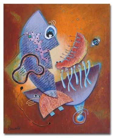 Peinture intitulée "LA NURSE" par Jean-Luc Osswald, Œuvre d'art originale