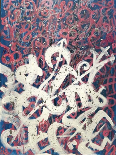 "Social Unrest" başlıklı Tablo Nezabyvaemo tarafından, Orijinal sanat, Akrilik