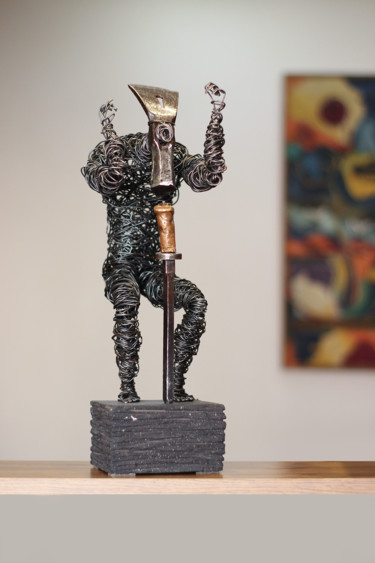 雕塑 标题为“Result (43x19x12 3.…” 由Karen Axikyan, 原创艺术品, 金属