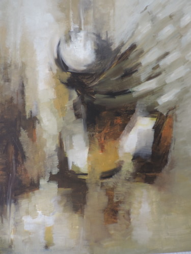 「Attachment- 03」というタイトルの絵画 Bartholameuse Wimalaratneによって, オリジナルのアートワーク, オイル